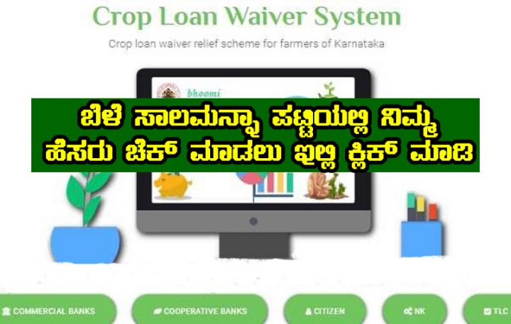 name in crop loan waive