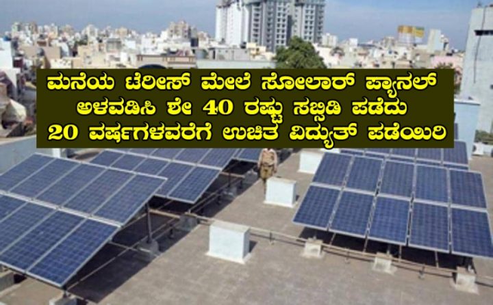 Rooftop solar power subsidy
