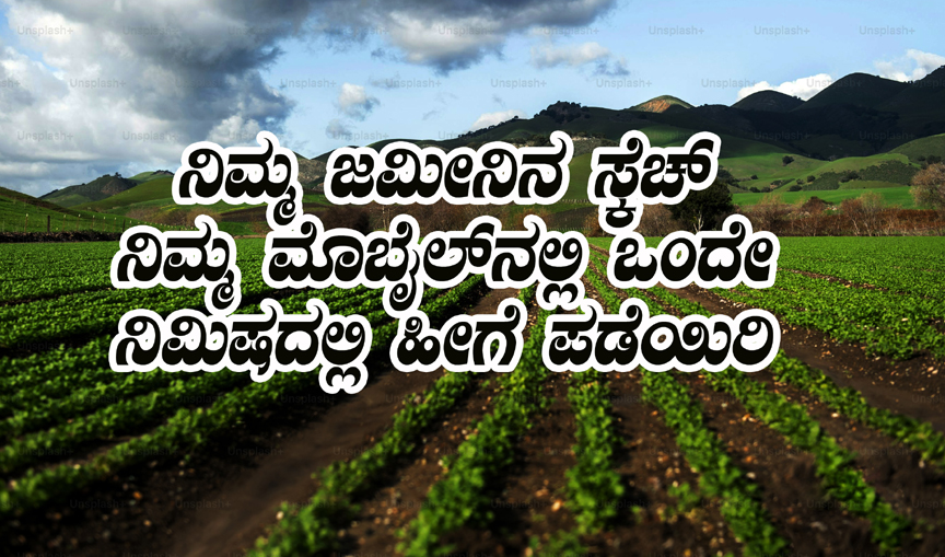 Farmer can apply for land sketch